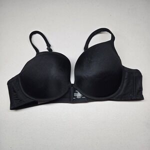 Ambrielle Women Bra 42C Black T Shirt Underwired Strap Adjustable